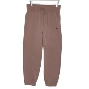 Nike Phoenix Fleece High-Waisted Oversized Tracksuit Bottoms M Smokey Mauve